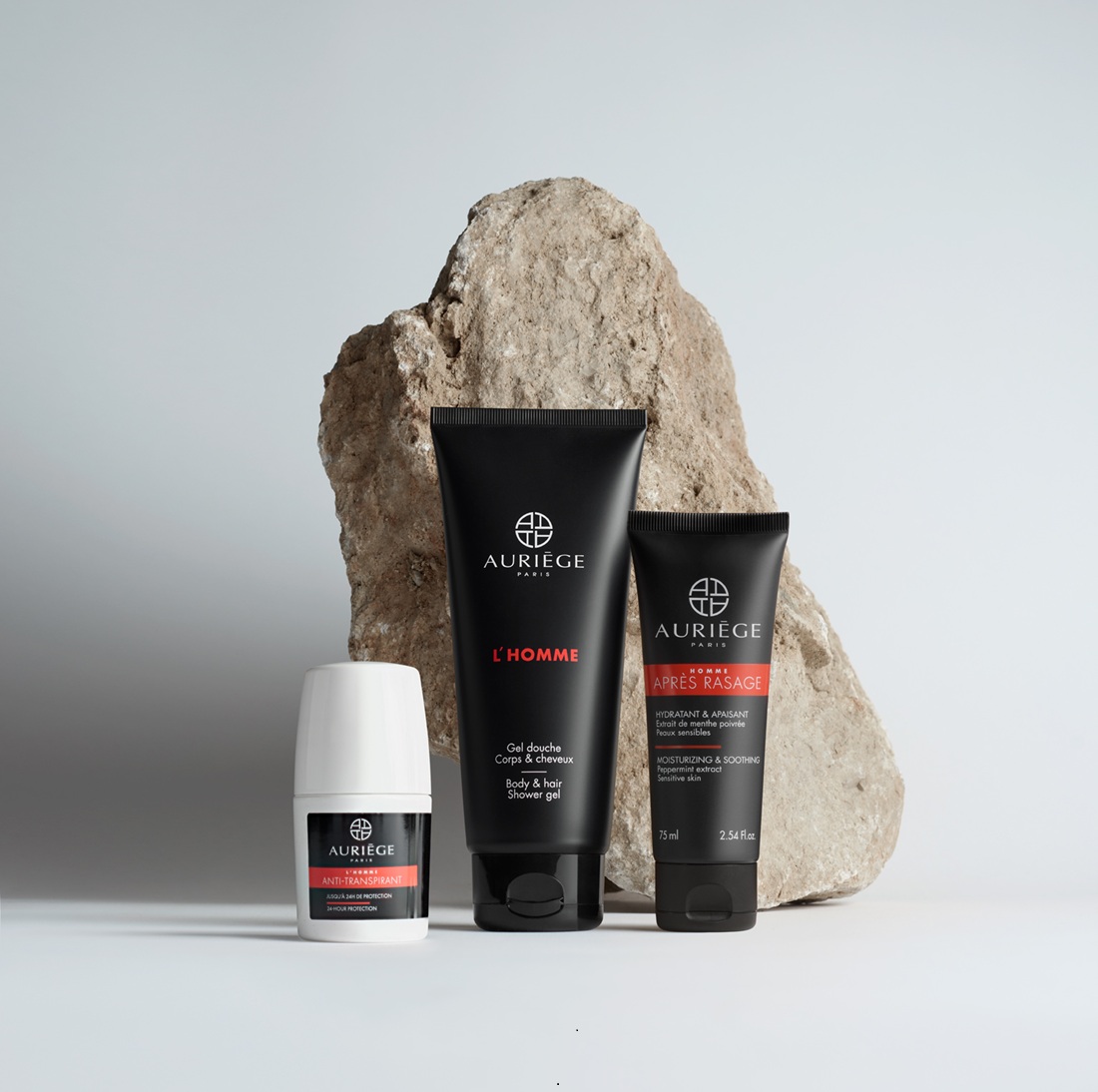 TRIO GEL DOUCHE + ANTI TRANSPIRANT HOMME + APRES RASAGE image number null